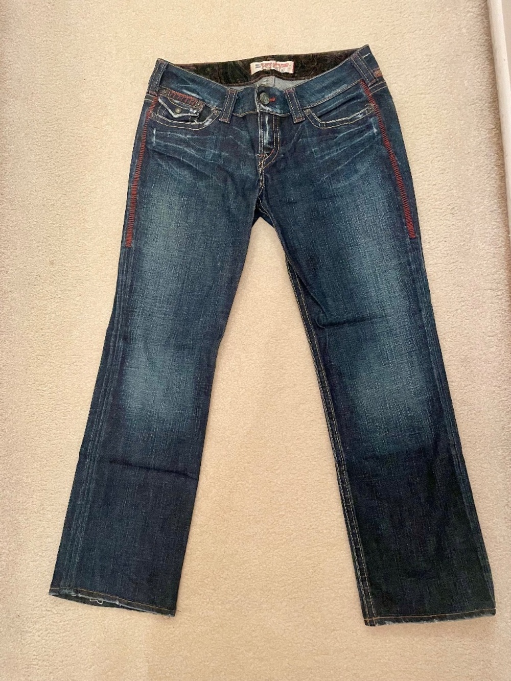 Vintage 1921 Western Glove Works Premium Jeans Low-Rise Slim Boot Cut Jeans Y2K💙